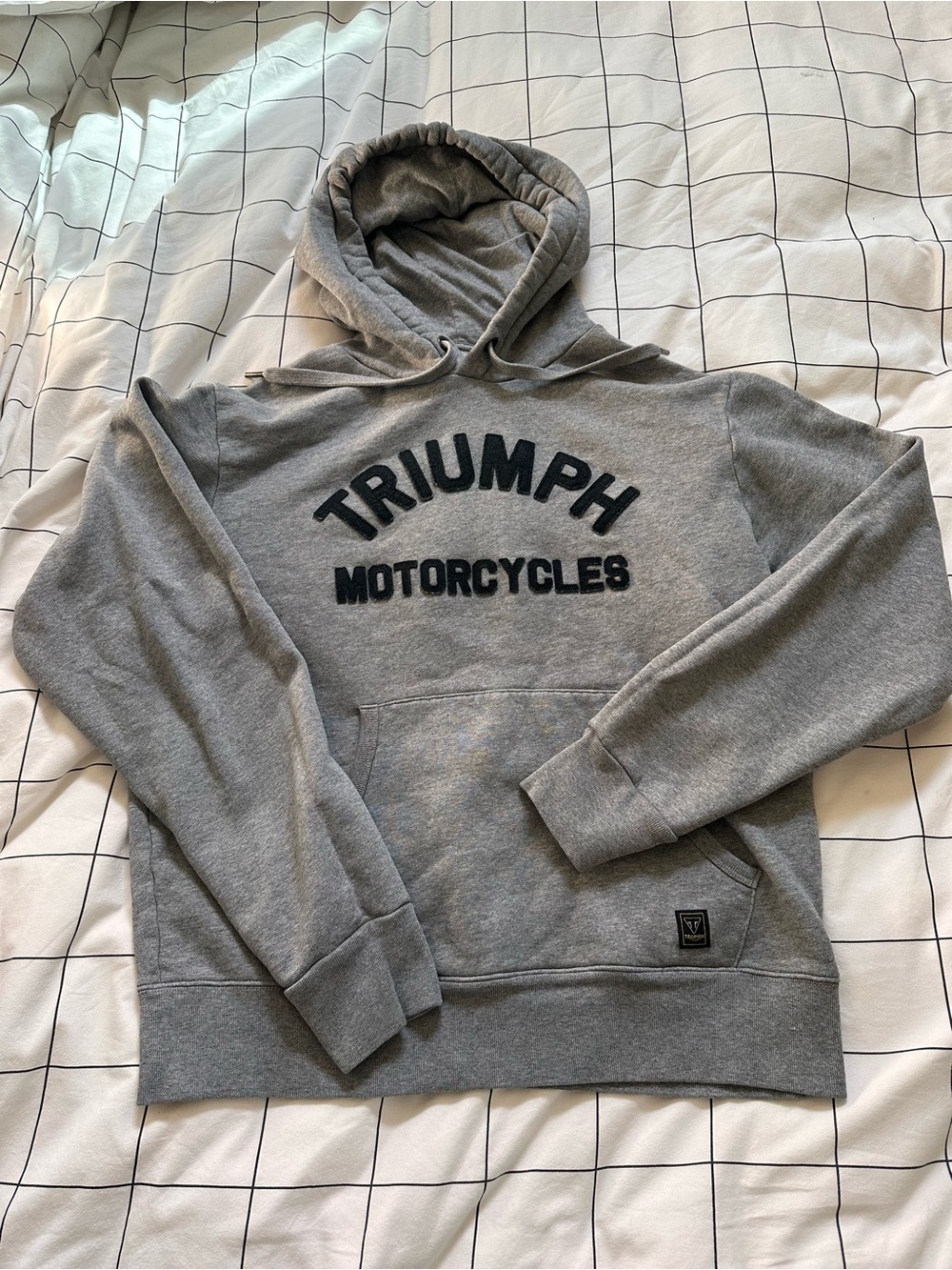 Triumph Motorcycles Grey Hoodie Sweatshirt - Picture 3 of 7